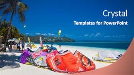  Presentation with boracay beach - Amazing theme having boracay-philippines-march-19-2016 backdrop and a dark gray colored foreground