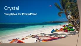  Presentation with boracay beach - PPT layouts having boracay-philippines-march-19-2016 background and a dark gray colored foreground