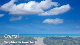  Presentation with little beach cala esmeralda cala - Beautiful slides featuring bord - alaior cala son bou backdrop and a  colored foreground