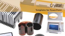  Presentation with timer - Colorful PPT theme enhanced with blank slides border - old timer slide photographer's lightbox backdrop and a yellow colored foreground