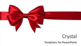  Presentation with satin - Presentation having border - shiny red satin ribbon background and a white colored foreground