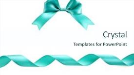  Presentation with tape - Slide set enhanced with border card of ribbon bow background and a  colored foreground