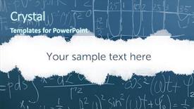  Presentation with blank - Amazing presentation theme having border classroom - school blackboard with blank space backdrop and a ocean colored foreground