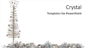  Presentation with winter border - Amazing presentation theme having border composed of a wire backdrop and a white colored foreground