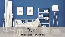  Presentation with baby animals - Slide deck consisting of border design - baby bedroom with pictures background and a light gray colored foreground