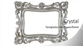  Presentation with white gold picture of wedding - Audience pleasing slide deck consisting of border design - silver picture frame isolated backdrop and a white colored foreground