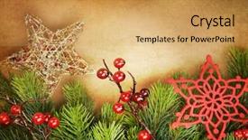  Presentation with designs christmas - Slides with border designs - christmas vintage background background and a yellow colored foreground