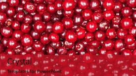  Presentation with red wedding carnations - Cool new slide deck with border frame - red cherry background backdrop and a crimson colored foreground