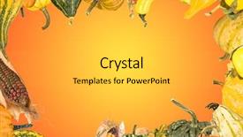  Presentation with thanksgiving - Slide set consisting of border frame made of assorted background and a light gray colored foreground