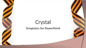  Presentation with frame border - Cool new PPT layouts with border frame of black orange backdrop and a white colored foreground