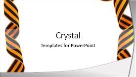  Presentation with frame border - Slides consisting of border frame of black orange background and a white colored foreground