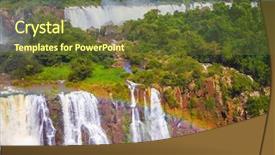  Presentation with brazil national colours - PPT theme consisting of border of argentina brazil background and a tawny brown colored foreground