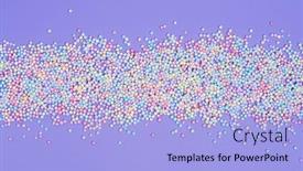  Presentation with colorful circles - Presentation featuring border-of-colorful-circles background and a light blue colored foreground