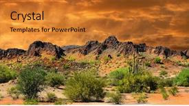  Presentation with rocky mountains - PPT layouts consisting of border of new mexico background and a gold colored foreground