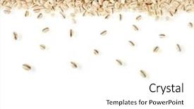  Presentation with pearl - Beautiful presentation theme featuring border of pearl barley surface backdrop and a  colored foreground