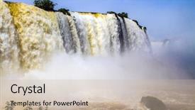  Presentation with world tourism - Slide set enhanced with border of three countries brazil background and a soft green colored foreground