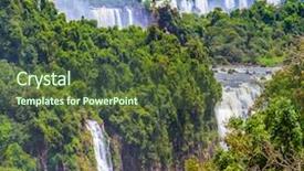  Presentation with roaring - Slides enhanced with border of three countries brazil background and a tawny brown colored foreground