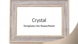  Presentation with border simple - PPT theme consisting of border simple - empty picture frame isolated background and a white colored foreground