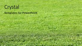  Presentation with green soccer field sport - Slide set consisting of border soccer - green grass on football sport background and a  colored foreground