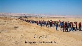  Presentation with baptism - Presentation design featuring border-with-jordan-israel-january background and a coral colored foreground