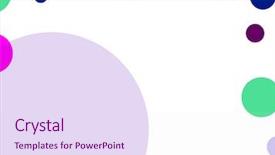  Presentation with circle - Beautiful presentation theme featuring borders accents - circle frame series backdrop and a  colored foreground