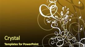  Presentation with copper - Colorful slides enhanced with borders accents - copper colored background with flourishes backdrop and a wine colored foreground