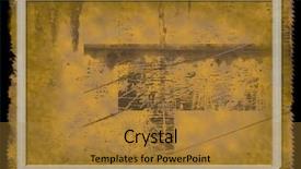  Presentation with bulletin board cork framed - Presentation theme having borders accents - grunge framed background background and a gold colored foreground