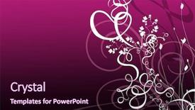  Presentation with magenta - Amazing slide deck having borders accents - magenta background with flourishes backdrop and a wine colored foreground