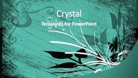  Presentation with teal - Cool new slide deck with borders accents - teal grunge background backdrop and a teal colored foreground