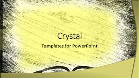  Presentation with yellow big tube - Amazing theme having borders accents - yellow grunge background backdrop and a blonde colored foreground