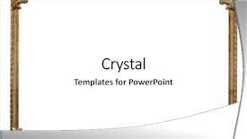  Presentation with frame borders - Cool new slide deck with borders frames - ornate vintage metal photo frame backdrop and a white colored foreground