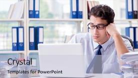  Presentation with tired runner - Amazing PPT layouts having bore pile - tired exhausted businessman sitting backdrop and a  colored foreground