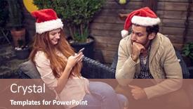  Presentation with behavior - Beautiful slides featuring bored-caucasian-guy-looking backdrop and a coral colored foreground