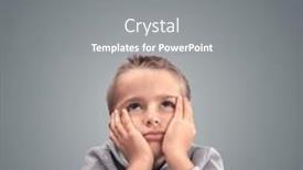  Presentation with despair - Presentation theme consisting of bored-frustrated-and-fed-up background and a gray colored foreground