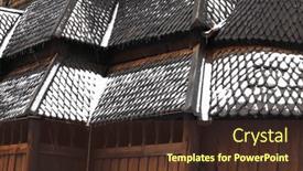  Presentation with worship - PPT theme having borgund-norway-famous-landmark-stavkirke background and a tawny brown colored foreground