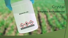  Presentation with plant growth - PPT layouts having boron-b-a-chemical-element background and a seafoam green colored foreground