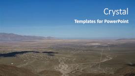  Presentation with overlook - PPT layouts featuring borrego-overlook-with-rocky-hills background and a teal colored foreground