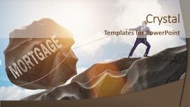  Presentation with borrowing - Cool new presentation with borrow - business concept of debt backdrop and a cream colored foreground