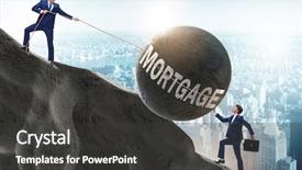  Presentation with borrowing - Presentation with borrow - business concept of debt background and a dark gray colored foreground