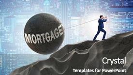  Presentation with borrowing - Colorful PPT layouts enhanced with borrow - business concept of debt backdrop and a dark gray colored foreground