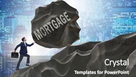  Presentation with borrowing - Audience pleasing PPT theme consisting of borrow - business concept of debt backdrop and a dark gray colored foreground