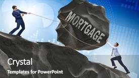  Presentation with borrowing - Slides consisting of borrow - business concept of debt background and a dark gray colored foreground