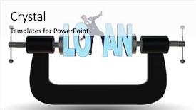  Presentation with borrowing - Beautiful theme featuring borrow - business concept of debt backdrop and a  colored foreground