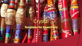  Presentation with flutes - PPT theme featuring bosnia-and-herzegovina-mostar-september background and a  colored foreground