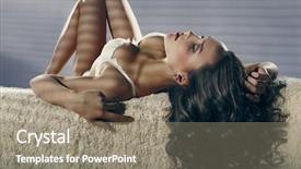  Presentation with woman nude body - Colorful slide deck enhanced with bosom - fashion photo of beautiful nude backdrop and a gray colored foreground