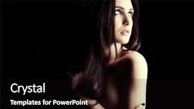  Presentation with light shade nluie - Cool new PPT layouts with bosom - portrait of a sensual naked backdrop and a black colored foreground