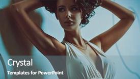  Presentation with young sing woman singing young - Cool new presentation with bosom - young sexy slim woman backdrop and a  colored foreground