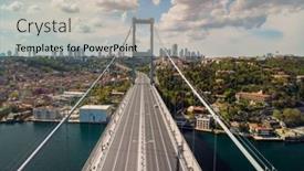  Presentation with limitations - Slide set with bosphorus-bridge-in-istanbul-turkey background and a light gray colored foreground