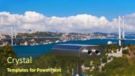  Presentation with istanbul bosphorus bridge turkey - Audience pleasing slides consisting of bosphorus-bridge-in-istanbul-turkey backdrop and a tawny brown colored foreground