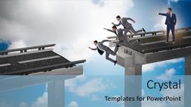  Presentation with instruction - Amazing PPT theme having boss businessman giving wrong instruction backdrop and a light blue colored foreground